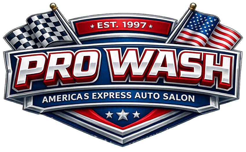 Pro Wash, America's Express Auto Salon, est. 1997